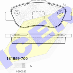 DISK PL. FIAT PANDA 1.2/1.3D/1.3JTD