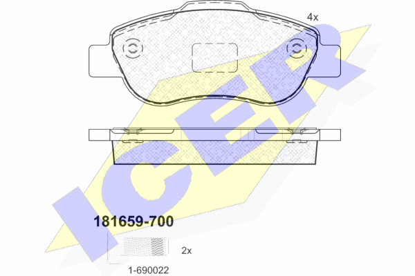 DISK PL. FIAT PANDA 1.2/1.3D/1.3JTD