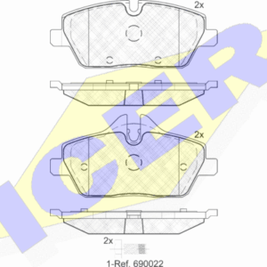 DISK PL. BMW SERIJA 1/MINI E87//CLUBMAN icer