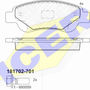 DISK PL. PSA/TOYOTA C1/107/108/AYGO