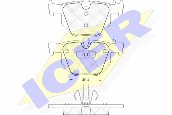 DISK PL. ZAD. BMW SERIJA 3 05+