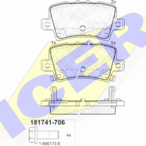 DISK PL. HONDA CIVIC VIII 05+