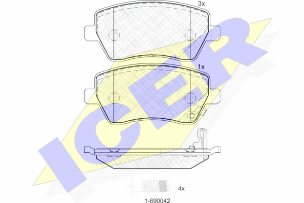 DISK PL. OPEL/SUZUKI AGILA/SWIFT III