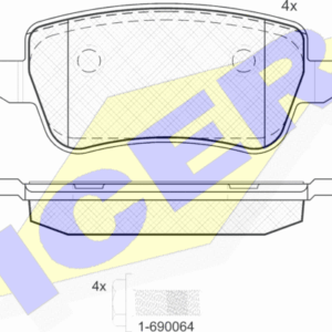 DISK PL. ZAD. FIAT CROMA 05+