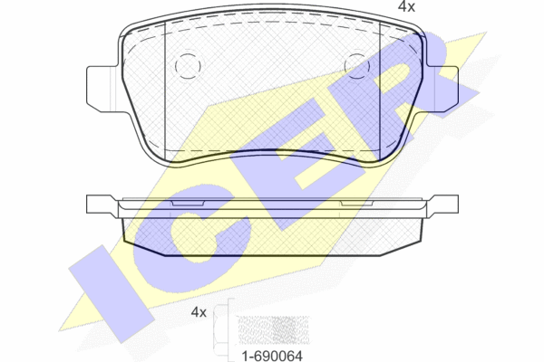 DISK PL. ZAD. FIAT CROMA 05+