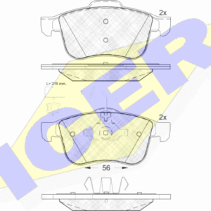 DISK PL. ALFA ROMEO 159 05-11