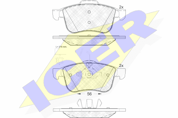 DISK PL. ALFA ROMEO 159 05-11