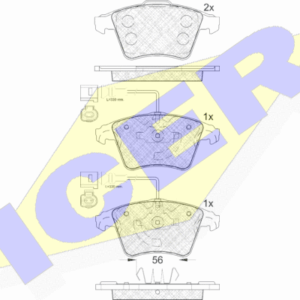 DISK PL. VW TOUAREG 2.5/3.2/4.2/5.0 02-10