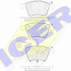 DISK PL. VW TRANSPORTER V/MULTIVAN 03+