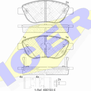 DISK PL. FIAT 500L 12+