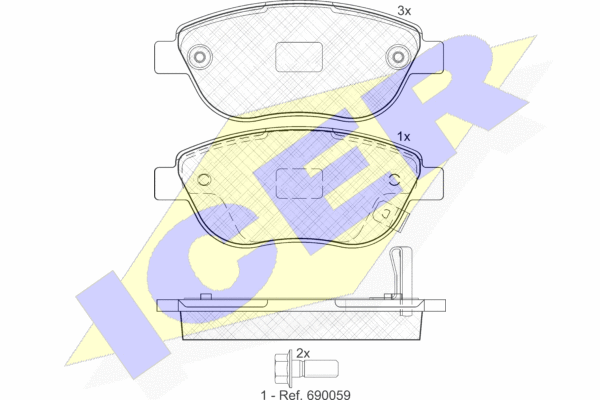 DISK PL. FIAT/OPEL 500L/CORSA D
