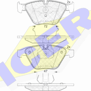 DISK PL. BMW SERIJA 3 05+