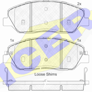 DISK PL. HYUNDAI SANTA FE  06+ icer
