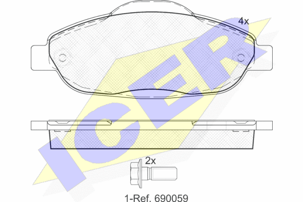 DISK PL. PSA/PEUGEOT 3008/308 07+
