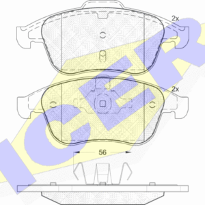 DISK PL. RENAULT LAGUNA III 07+