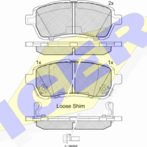 DISK PL. FORD FIESTA VI/VAN MAZDA 2
