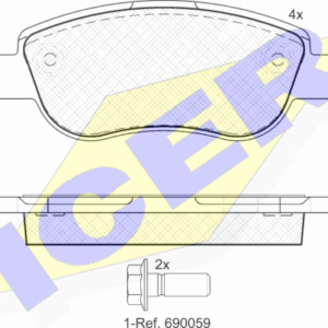 DISK PL. FIAT PANDA/500 10+
