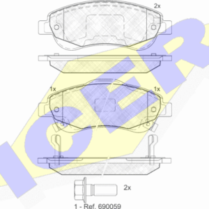 DISK PL. HONDA CR-V III/IV