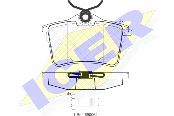 DISK PL. PSA BERLINGO/PARTNER 1.6/1.6HDI 07+