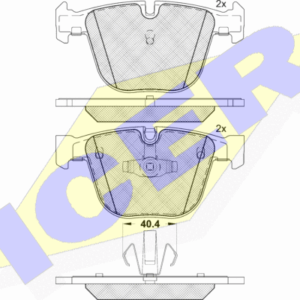DISK PL.ZAD. BMW 5/7 F10 09+