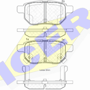 DISK PL. TOYOTA AURIS 07+ ZADNJE