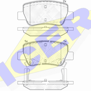 DISK PL. ZADNJE TOYOTA AVENSIS 08+