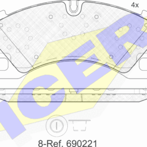 DISK PLOCICE PREDNJE PORSCHE CAYENNE/PANAMERA icer