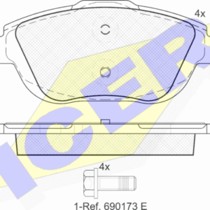 181925.png DISK PL. PSA CITROEN C3/DS3 09+ icer