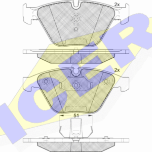 DISK PL.BMW 3/5/7 E90/E92/E91/E60/E61/E63/E65 03+