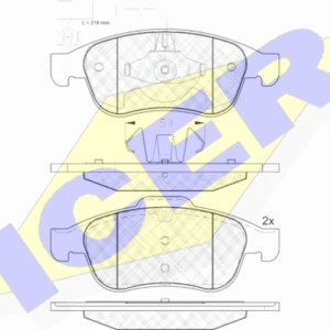 DISK PLOCICE ALFA ROMEO GIULIETA (940) 10+ PRED.