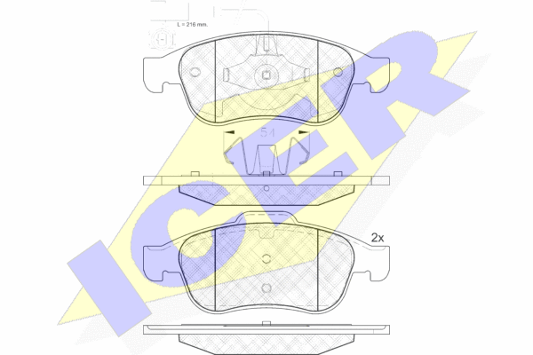 DISK PLOCICE ALFA ROMEO GIULIETA (940) 10+ PRED.