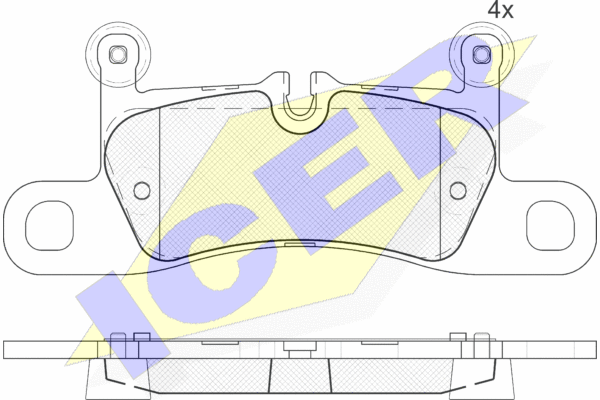 DISK PLOCICE ZADNJE VW/PORSCHE TOUAREG/CAYENNE 10+ icer