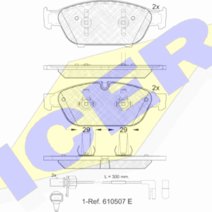 DISK PLOCICE PREDNJE AUDI A6 A8 3.0/4.0/TDI/TFSI 10+ icer
