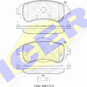 182027.png DISK PL. PSA CITROEN C4 II/ DS4 09+ icer