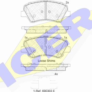 DISK PL. HYUNDAI/KIA CERATO/I30 11+