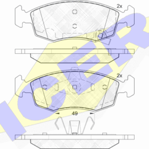 DISK PLOCICE FIAT/LANCIA PANDA/YPSILON icer