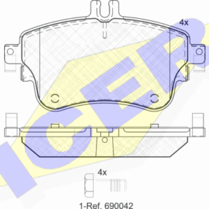 DISK PL. MERCEDES A/B KLASA A180/B180 11+