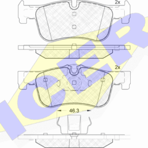 DISK PL. BMW 1/2 F20/F21 PREDNJE 10-15