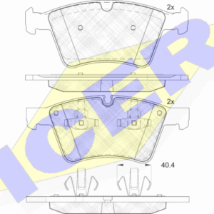 DISK PL. MERCEDES GL 06+