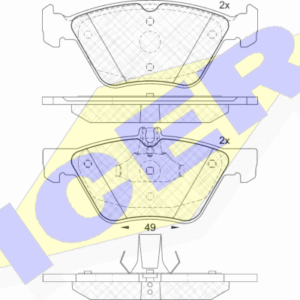 DISK PL. MERCEDES E KLASA  W211 03-09