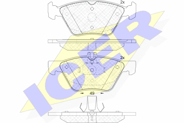 DISK PL. MERCEDES E KLASA  W211 03-09