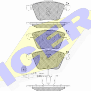 DISK PL. VW/AUTO GOLF VI/SCIROCO/TT