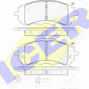 DISK PLOCICE PEUGEOT 308 13+ PRED.