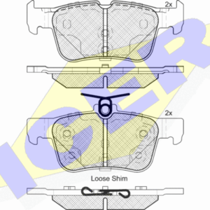 DISK PLOCICE FORD MONDEO V/S-MAX 2.0 TDCI 15+ ZAD.