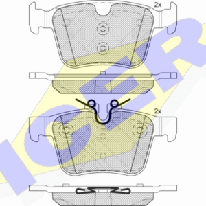 DISK PLOCICE ZADNJE VOLVO S90 II/V90 II/XC90 II 14+ icer