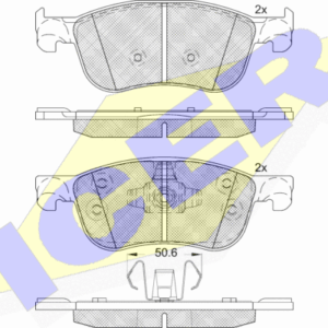DISK PLOCICE FORD FIEST VII 17+ PRED.