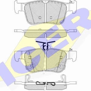 DISK PLOCICE HONDA CIVIC X 15+ ZAD.