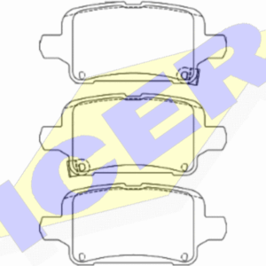 DISK PLOCICE OPEL INSIGNIA B (Z18) 17-18 ZAD.