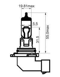 SIJALICA H12 W/1 WHITE 12V 53W PZ20D