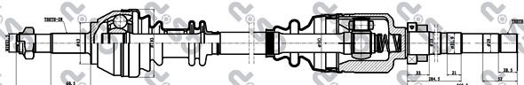 POLUOSOVINA DUZA CITROEN JUMPER FIAT DUCATO PEUGEOT BOXER 94+